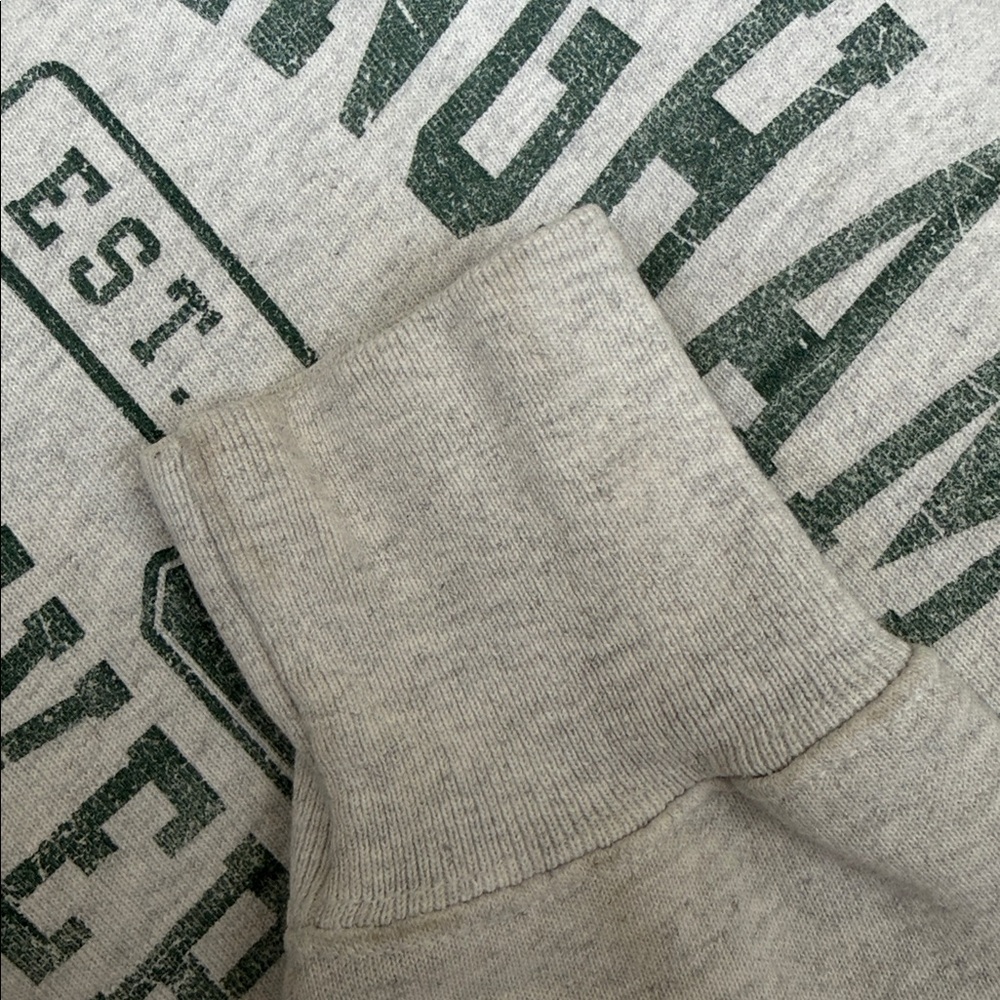 Champion Reverse Weave Binghamton University Crewneck in Grey Size Small Vintage - Picture 7 of 7